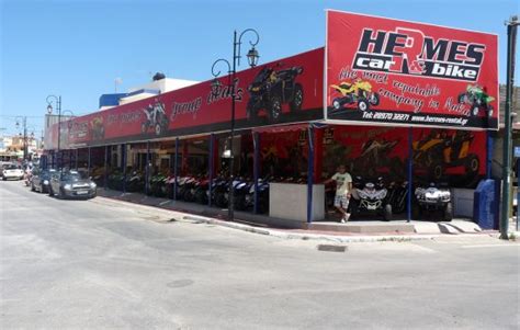 Hermes car and bike rental in Malia 